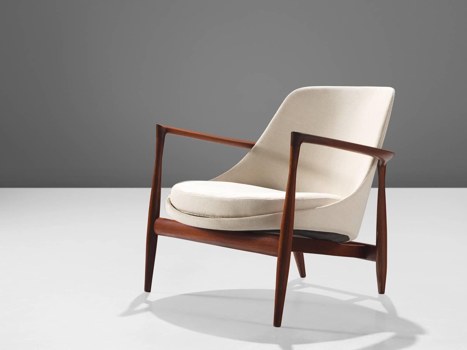 Scandinavian Modern Ib Kofod-Larsen 'Elizabeth' Chair in Teak