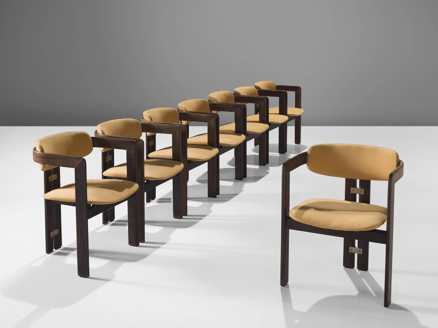 Mid-Century Modern Augosto Savini Set of Sixteen 'Pamplona' Chairs