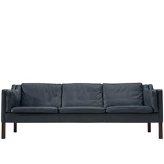 navy leather sofa loveseat børge mogensen sofa in navy leather pair of coupe sofa 2192 frederica denmark navy leather sofa loveseat børge mogensen sofa in navy leather pair of coupe sofa 2192 frederica denmark