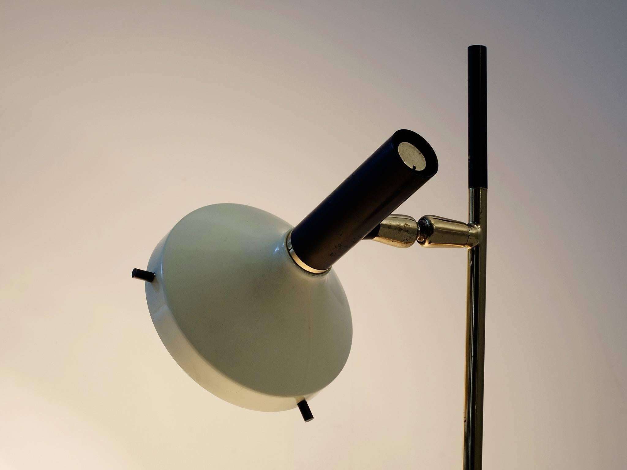Italian Oscar Torlasco Lens Light Table Lamp
