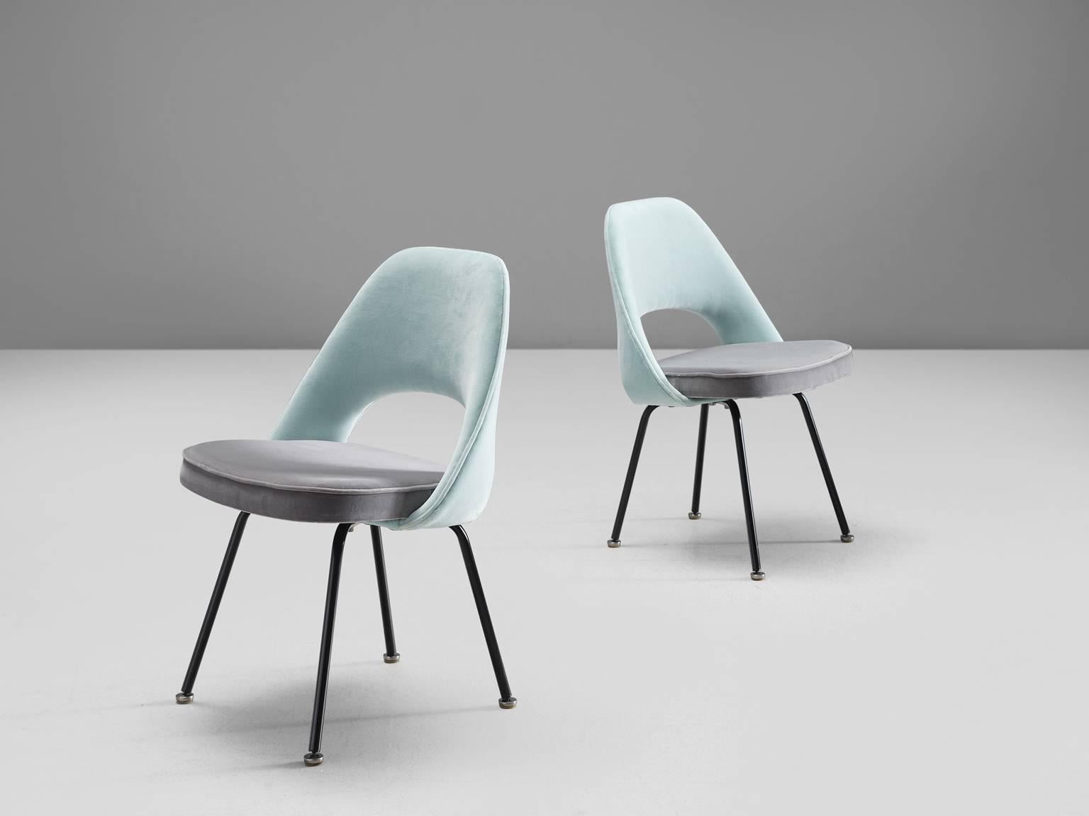 Customizable Eero Saarinen Set of Eight Dining Chairs for Knoll International In Good Condition In Waalwijk, NL