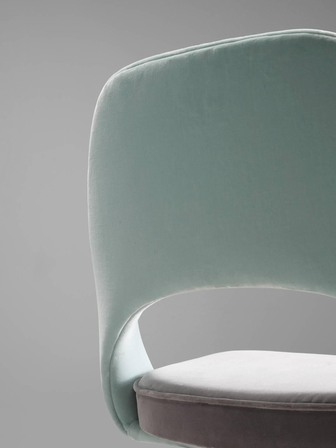 Mid-20th Century Customizable Eero Saarinen Set of Eight Dining Chairs for Knoll International