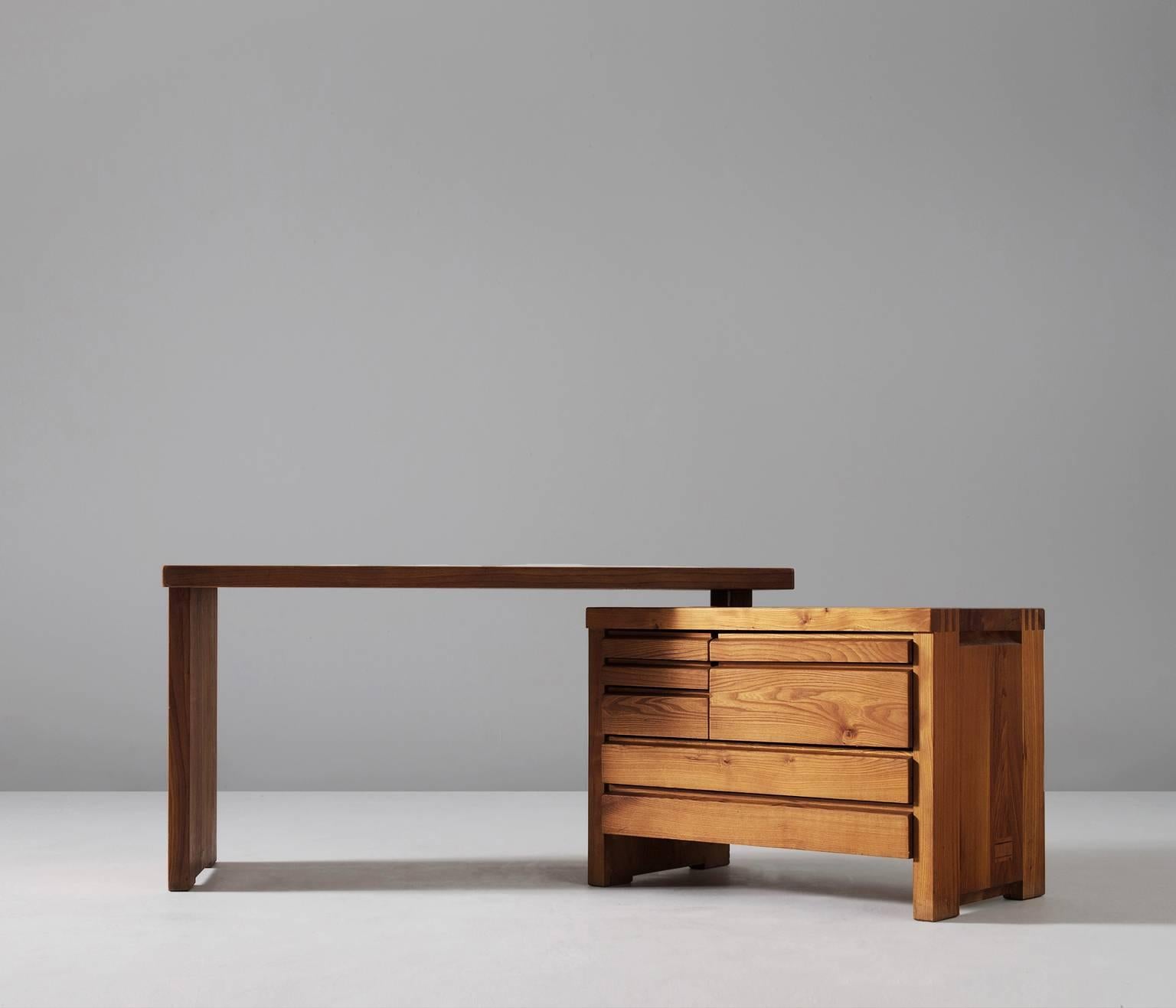 Mid-Century Modern Pierre Chapo B19 Desk