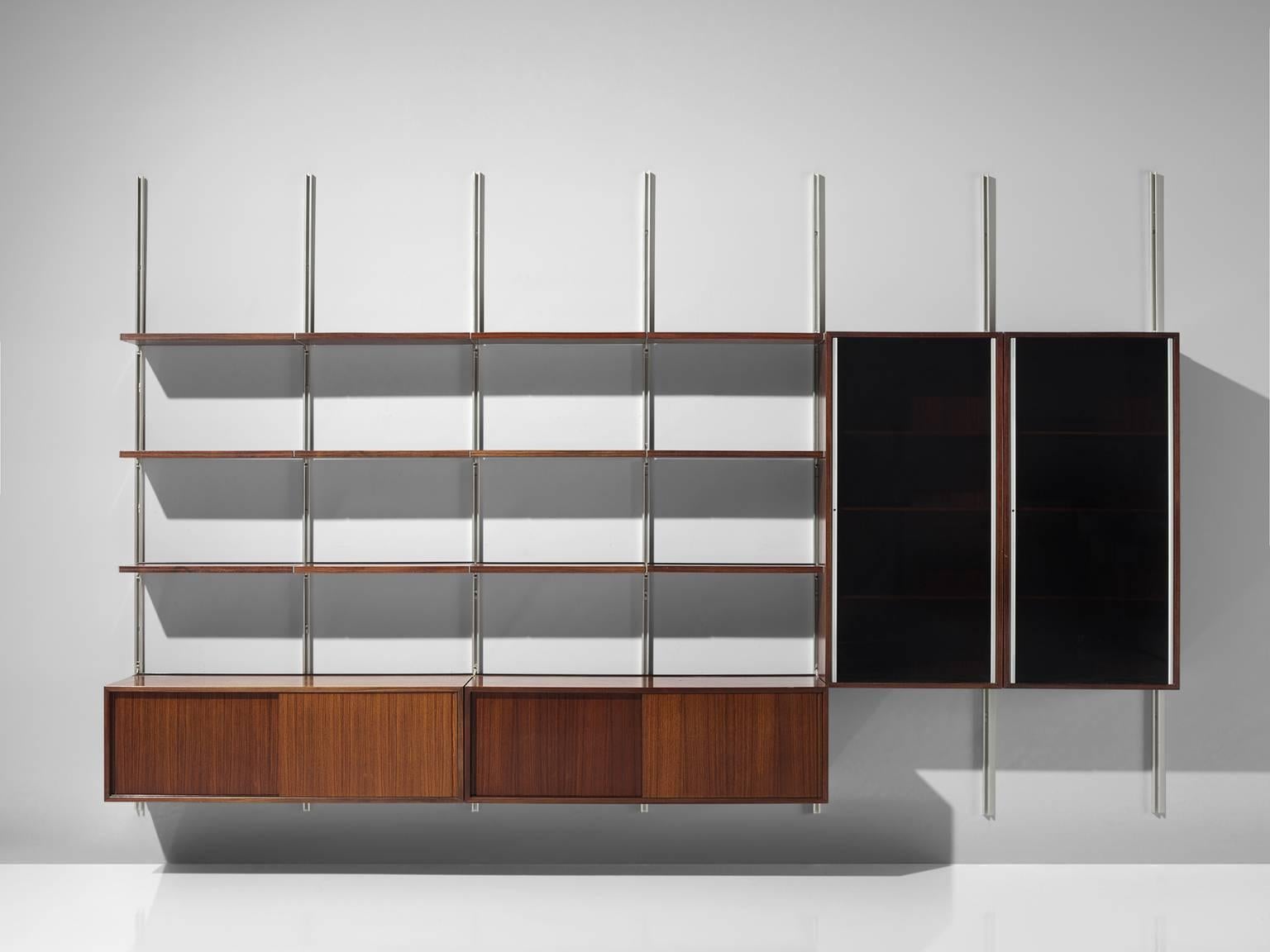 Mid-Century Modern Large Osvaldo Borsani Wall Unit for Tecno, 1950s