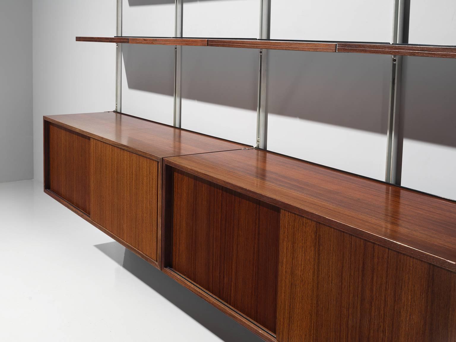 Mid-20th Century Large Osvaldo Borsani Wall Unit for Tecno, 1950s