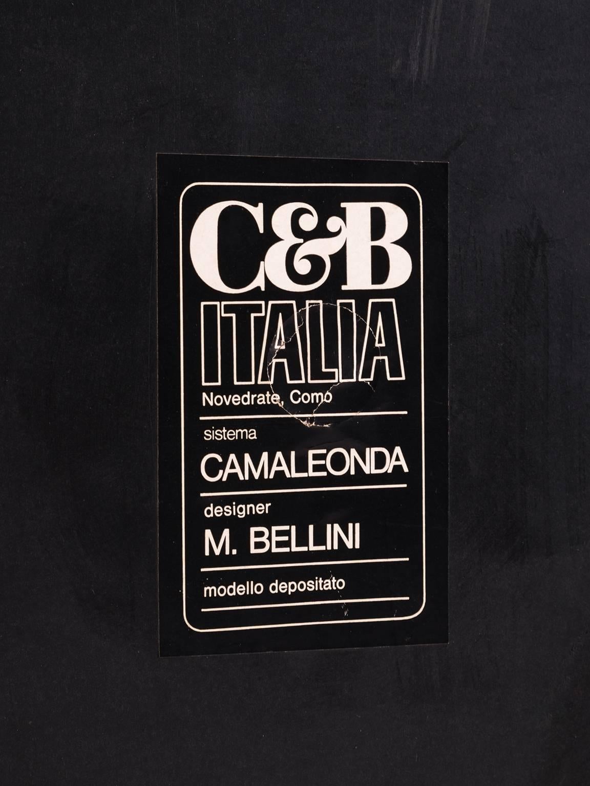 Listing for B: Mario Bellini 'Camaleonda' newly upholstered in grey velvet 3