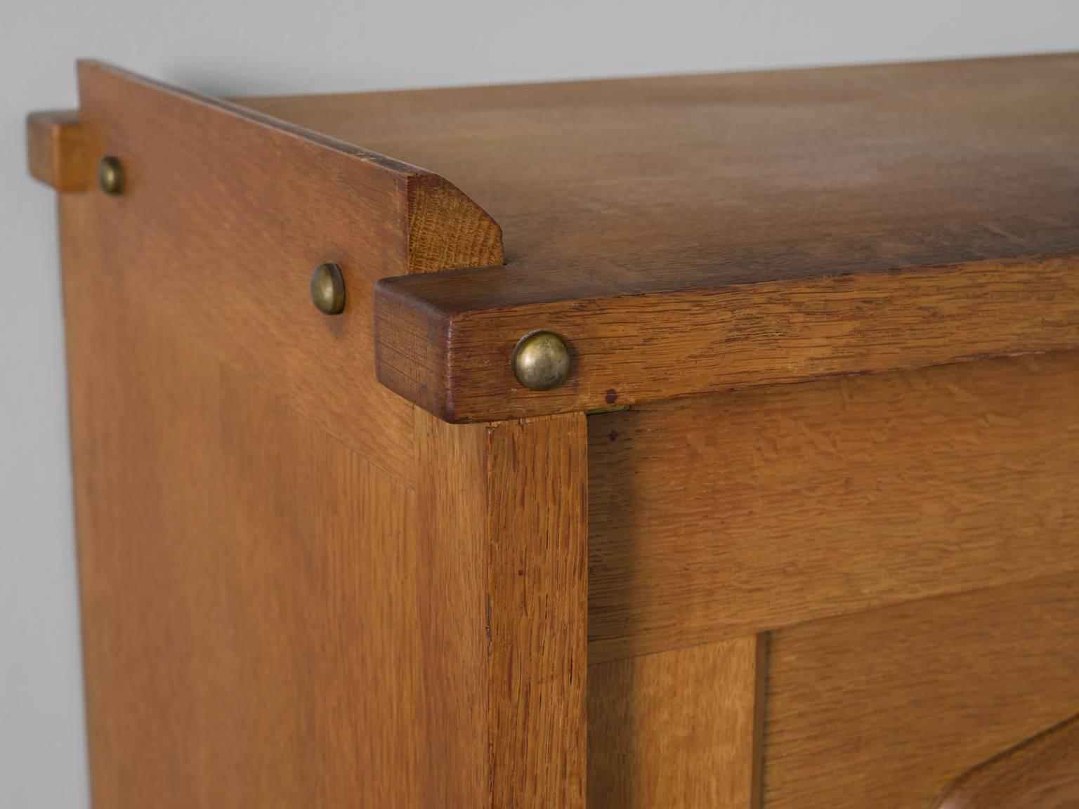 French Guillerme & Chambron Sideboard in Oak