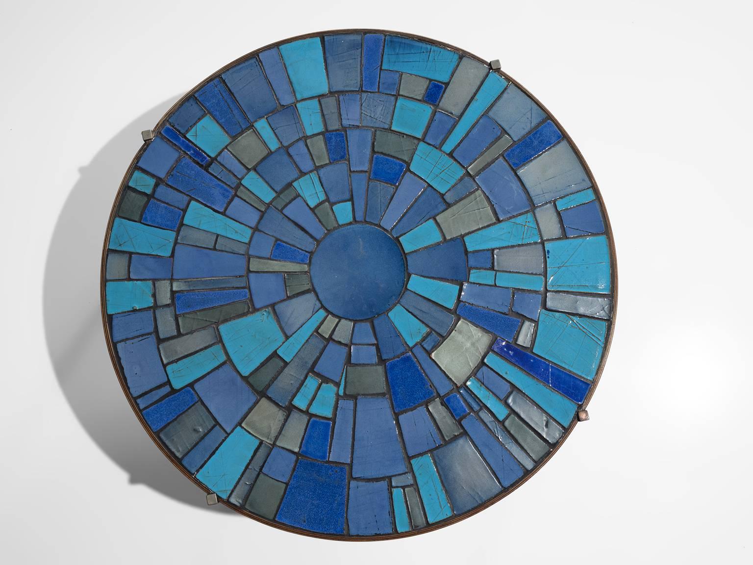 Mid-20th Century Rogier Vandeweghe for Amphora Mosaic Coffee Table