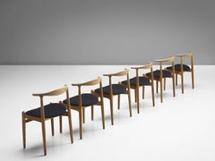 Danish Set of Six Oak Dining-Room Chairs
