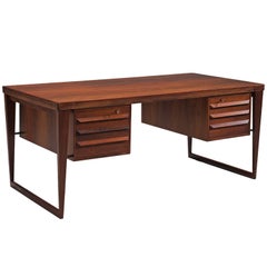 Kai Kristiansen Restored Executive Desk in Rosewood