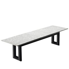 Mario Botta 'Terzo' Table with Grey Stone Top, 1983