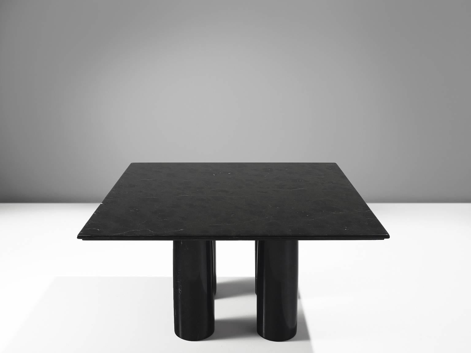 Italian Mario Bellini 'Il Collonato' Black Dining Table for Cassina