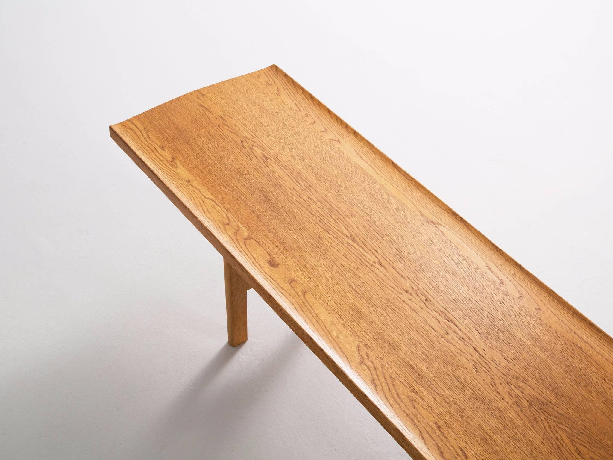 Mid-20th Century Tove & Edvard Kindt Larsen Bench in Oak