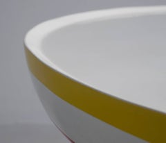 Valentina Audrito Colorful Round Pedestal Table