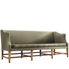 Danish Cabinetmaker Three-Seat Mahogany Sofa