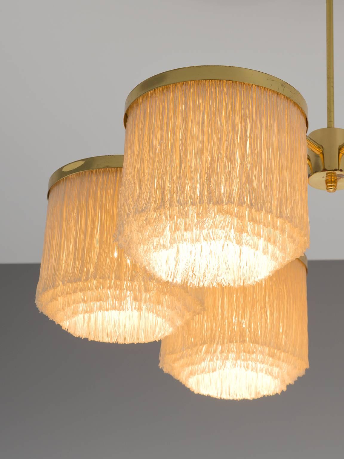 Swedish Silk String Chandelier by Hans-Agne Jakobsson In Good Condition In Waalwijk, NL