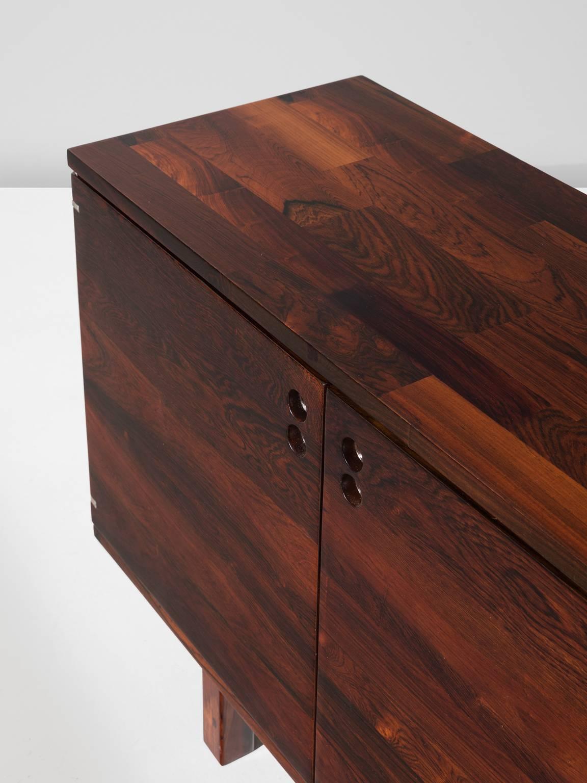 Veneer Jorge Zalszupin Rosewood Credenza