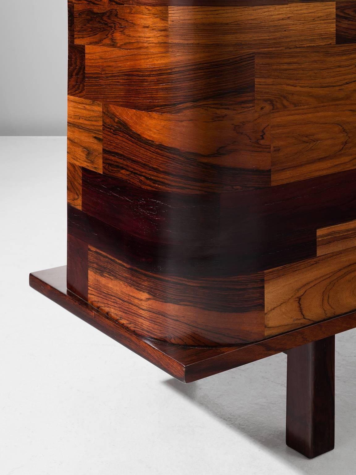 Mid-20th Century Jorge Zalszupin Rosewood Credenza