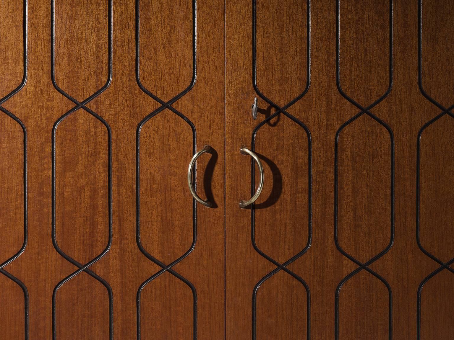 Beech David Rosén 'Napoli' Cabinet in Mahogany