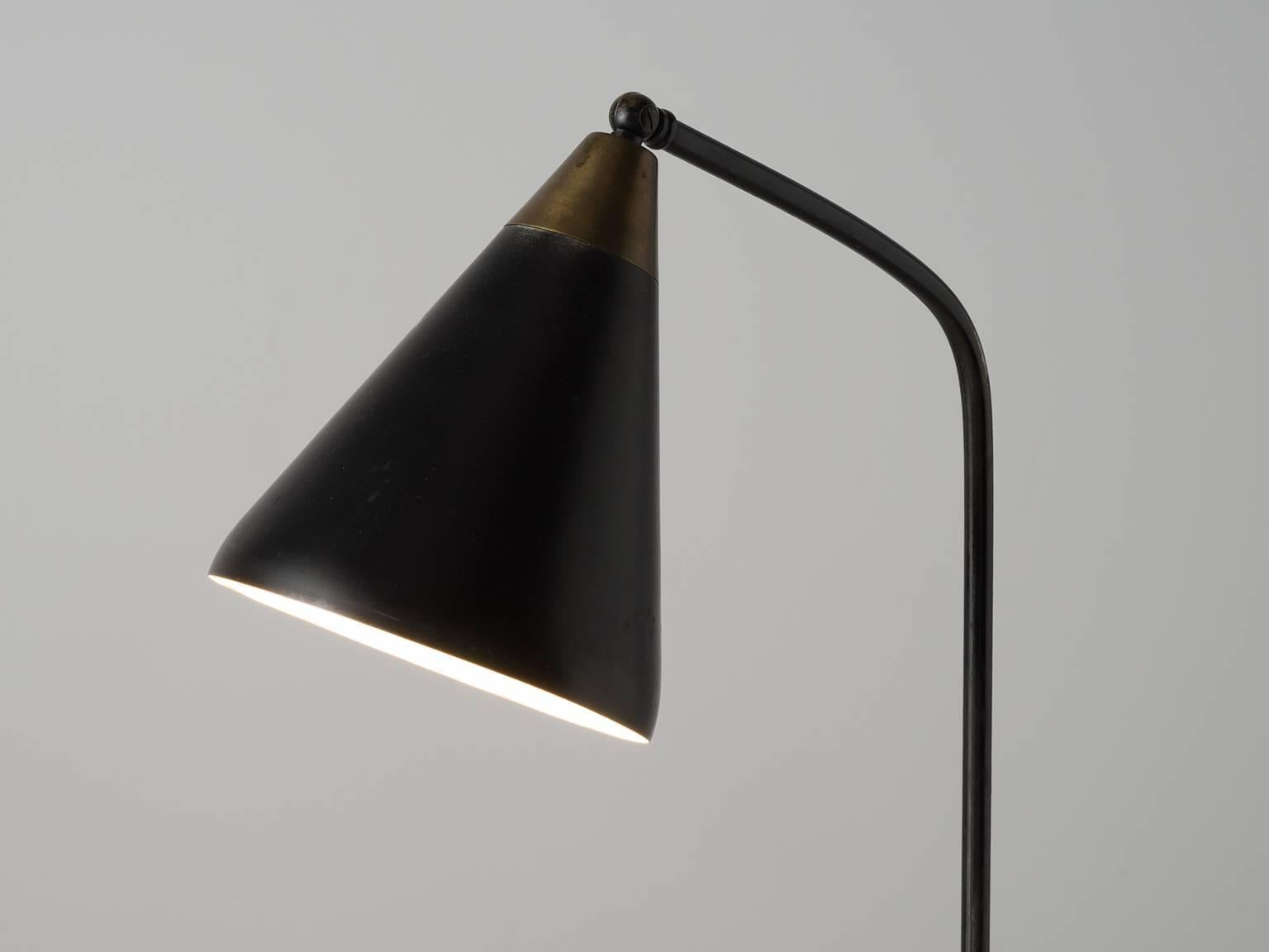 Scandinavian Modern Small Swedish Hans Bergström Floor Lamp