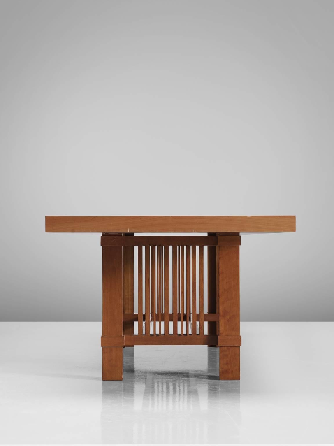 American Frank Lloyd Wright 'Taliesin' Dining Table for Cassina