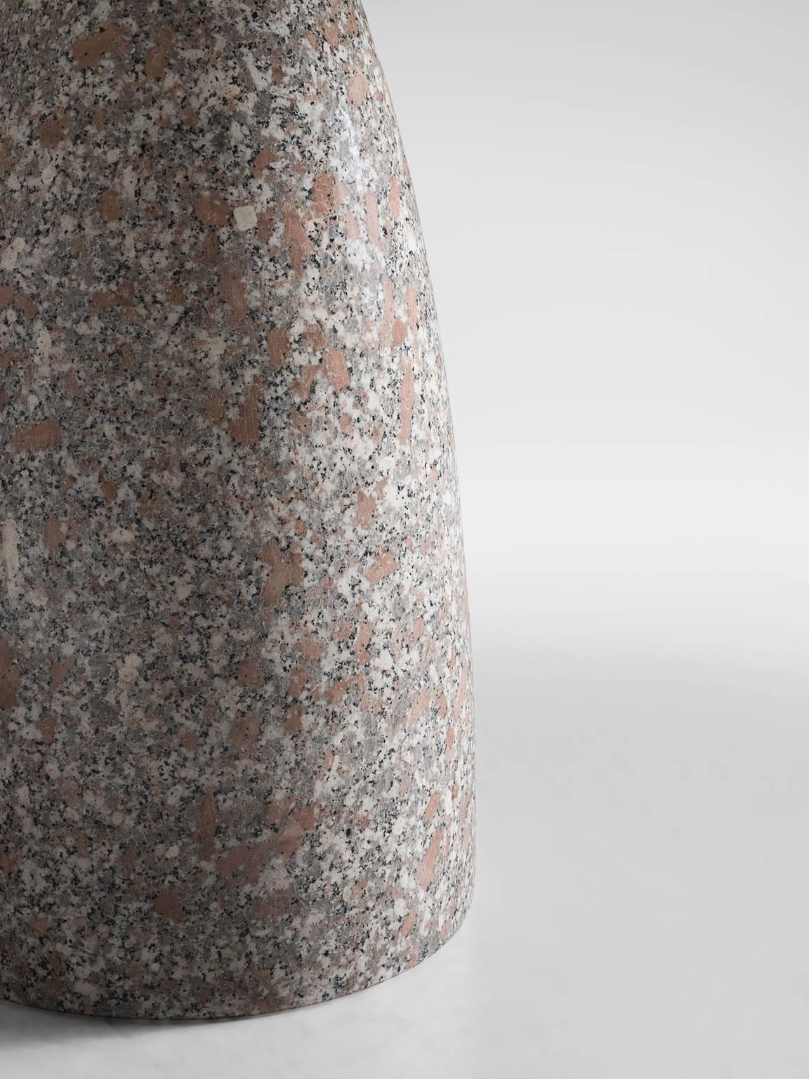 Italian Granite Oval Dining Table 1