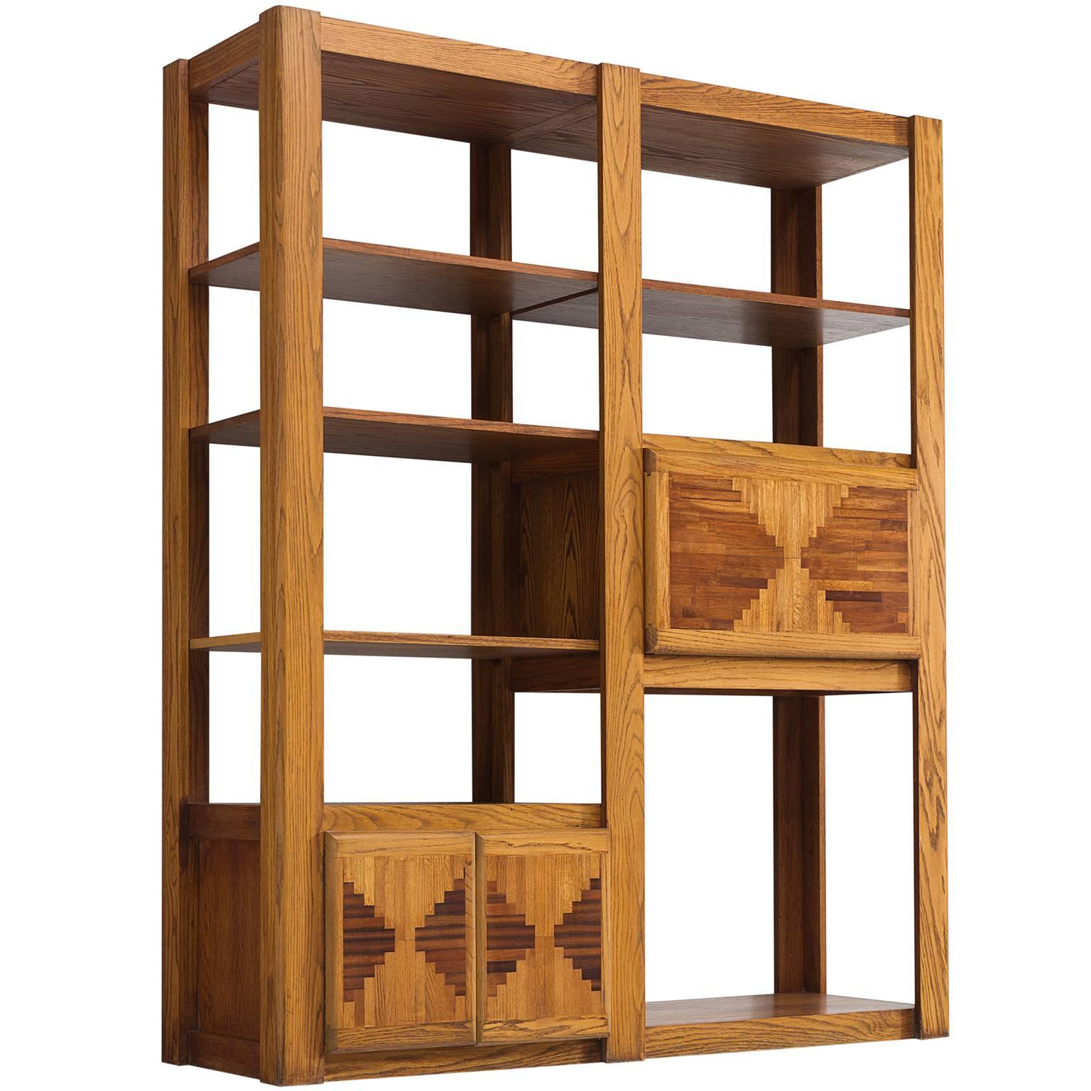 Custom-Built Italian Bookcase