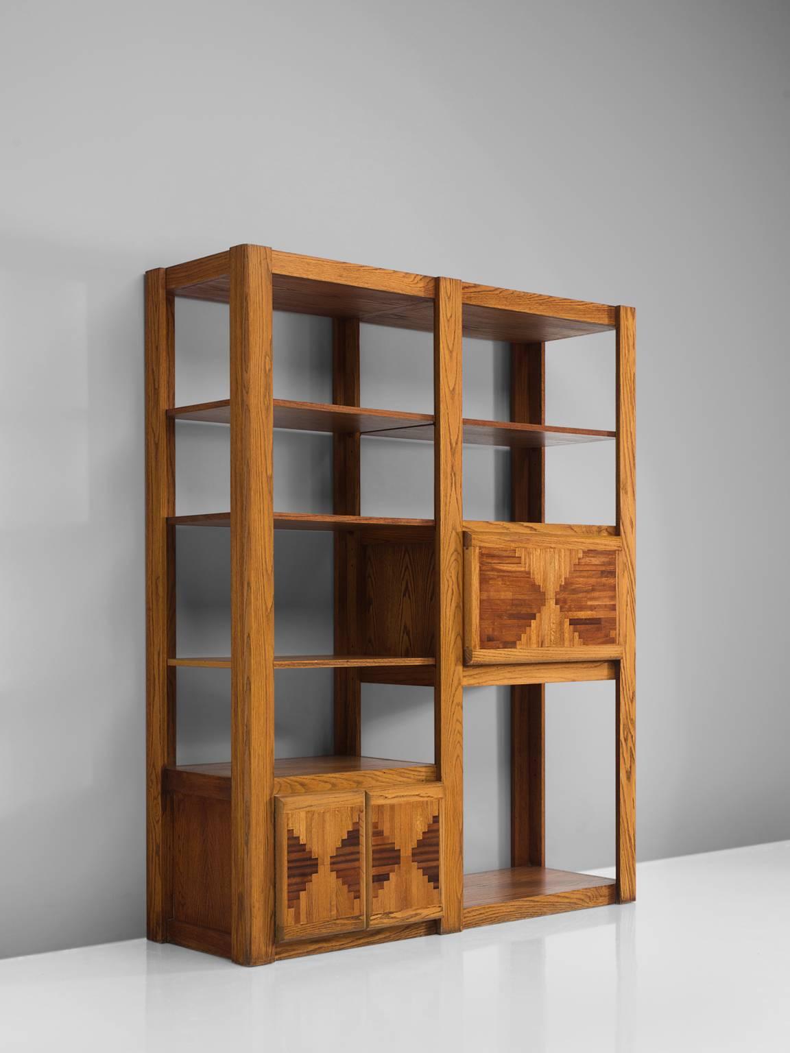 Custom-Built Italian Bookcase (Moderne der Mitte des Jahrhunderts)