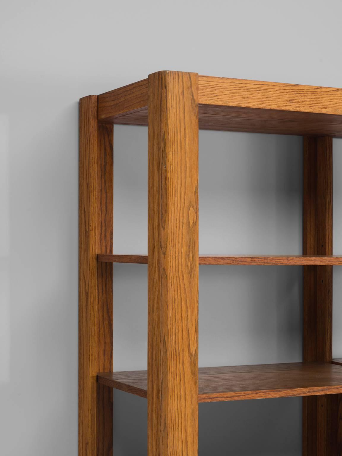 Wood Custom-Built Italian Bookcase