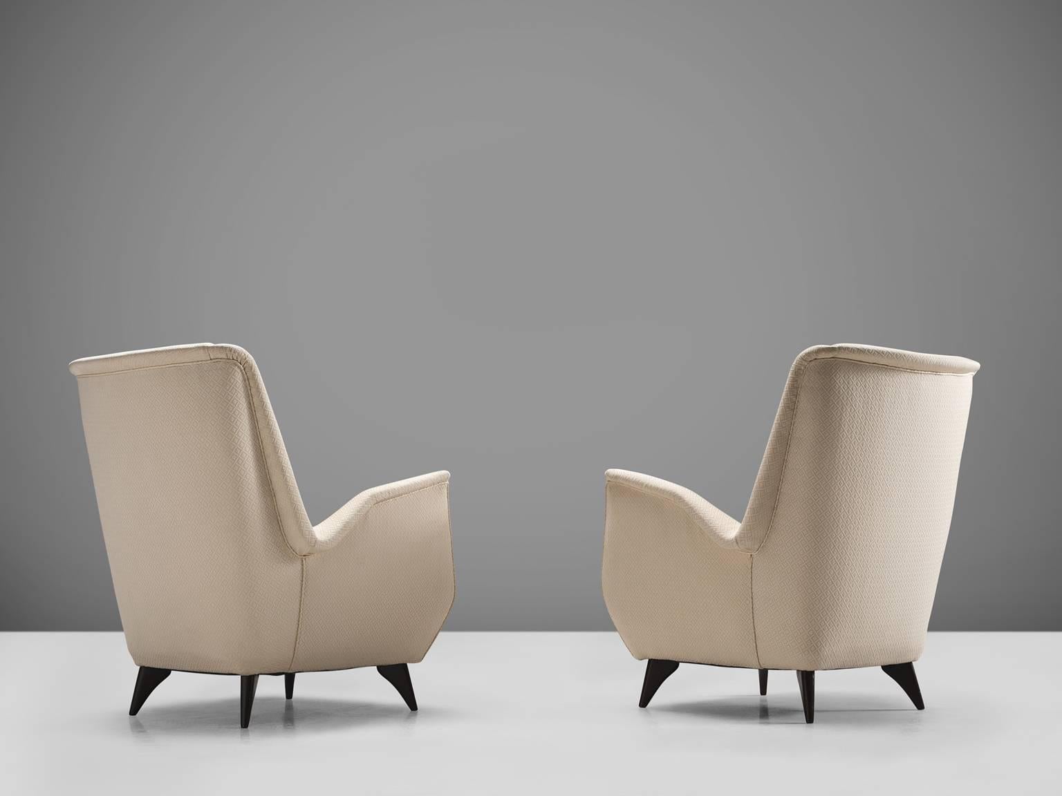 Mid-Century Modern Pair of Italian Lounge Chairs by ISA
