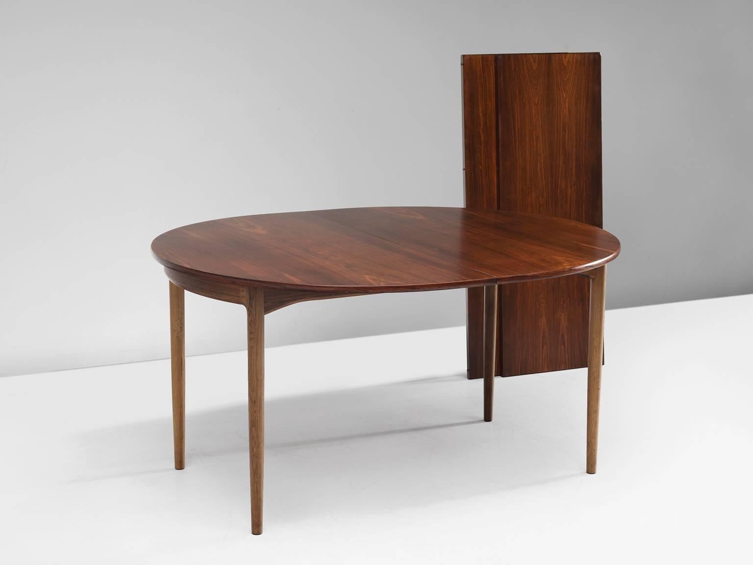 Danish Ib Kofod-Larsen Rosewood Dining Table