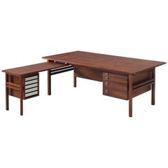 Arne Vodder Rosewood Corner Desk for Sibast