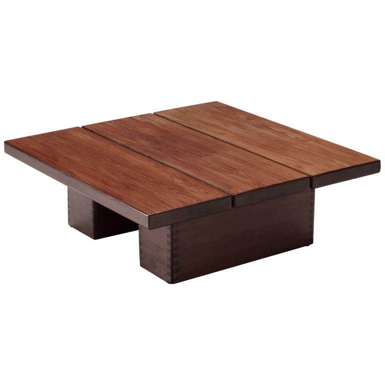 Ilmari Tapiovaara Low Side Table in Pine at 1stDibs