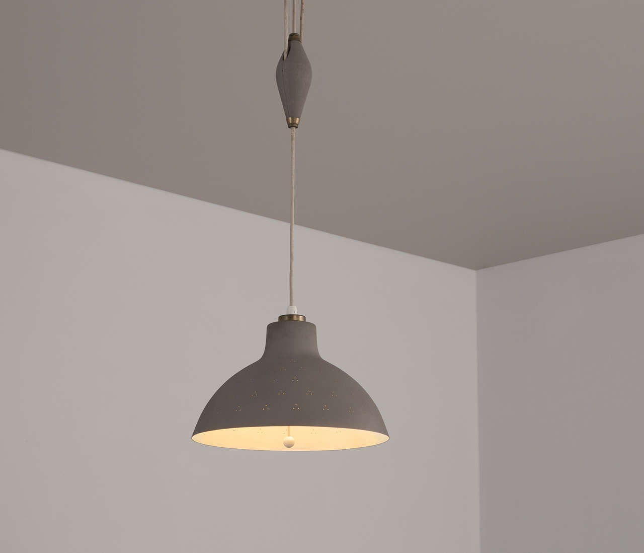 Italian Adjustable Pendant with Counter Weight