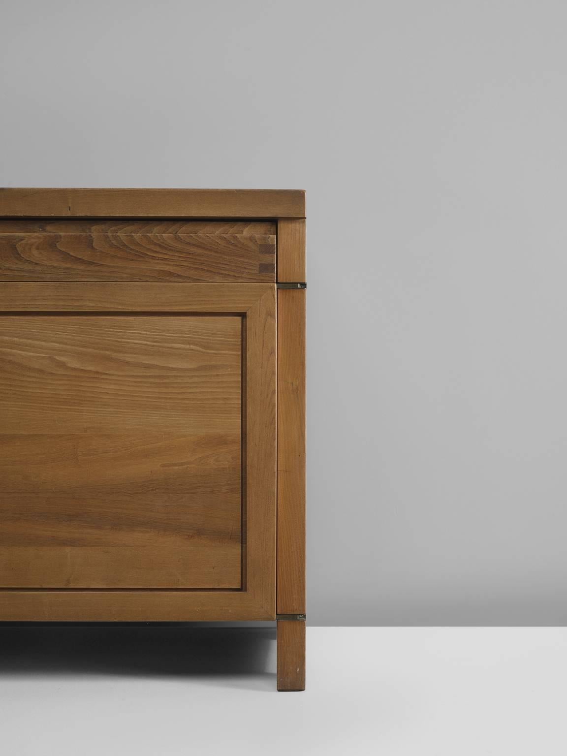 Mid-20th Century Pierre Chapo Sideboard in Solid Elm R08