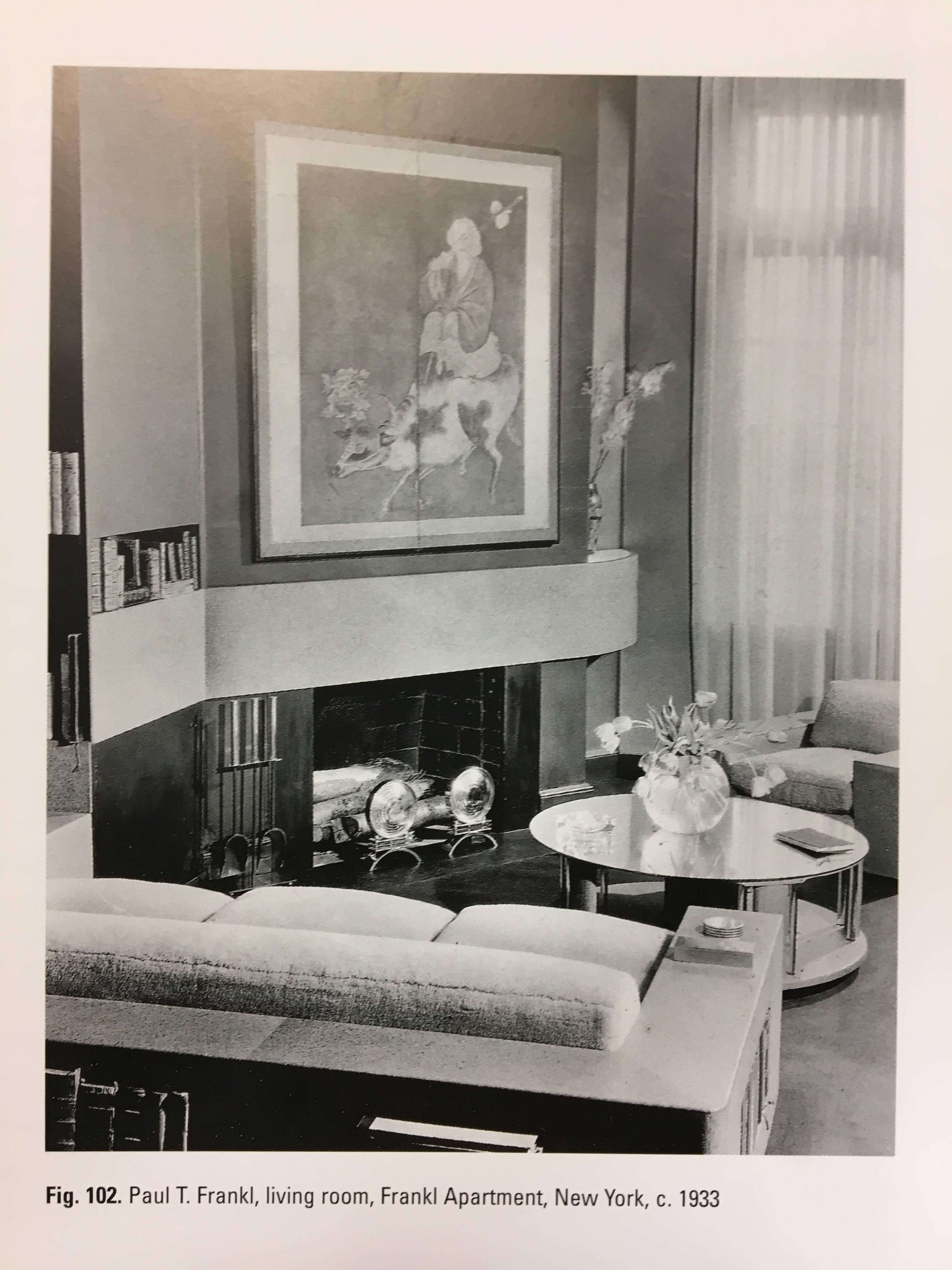 Velvet Paul T. Frankl Art Deco Custom Made Cork Sofa, 1930s