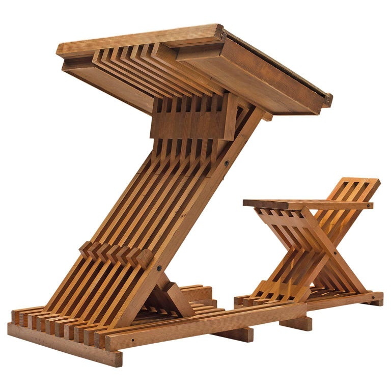 Architects Drawing Table And Stool In Pine For At 1stdibs Architects Drawing Table And Stool In Pine For