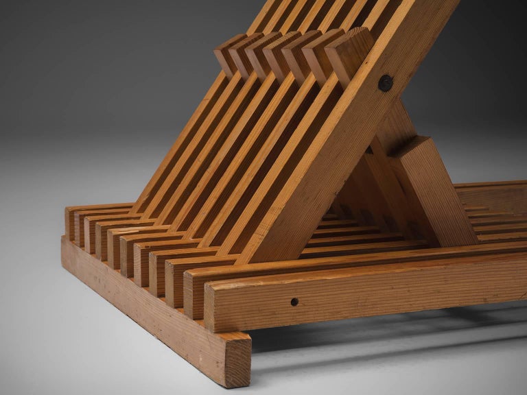 Architects Drawing Table and Stool in Pine For Sale at 1stdibs