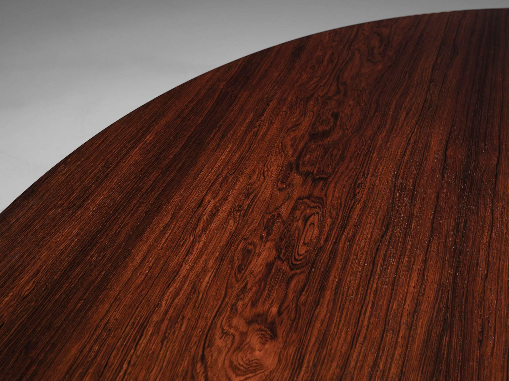 Unique Rosewood Table by Danish Master Cabinet Maker 1