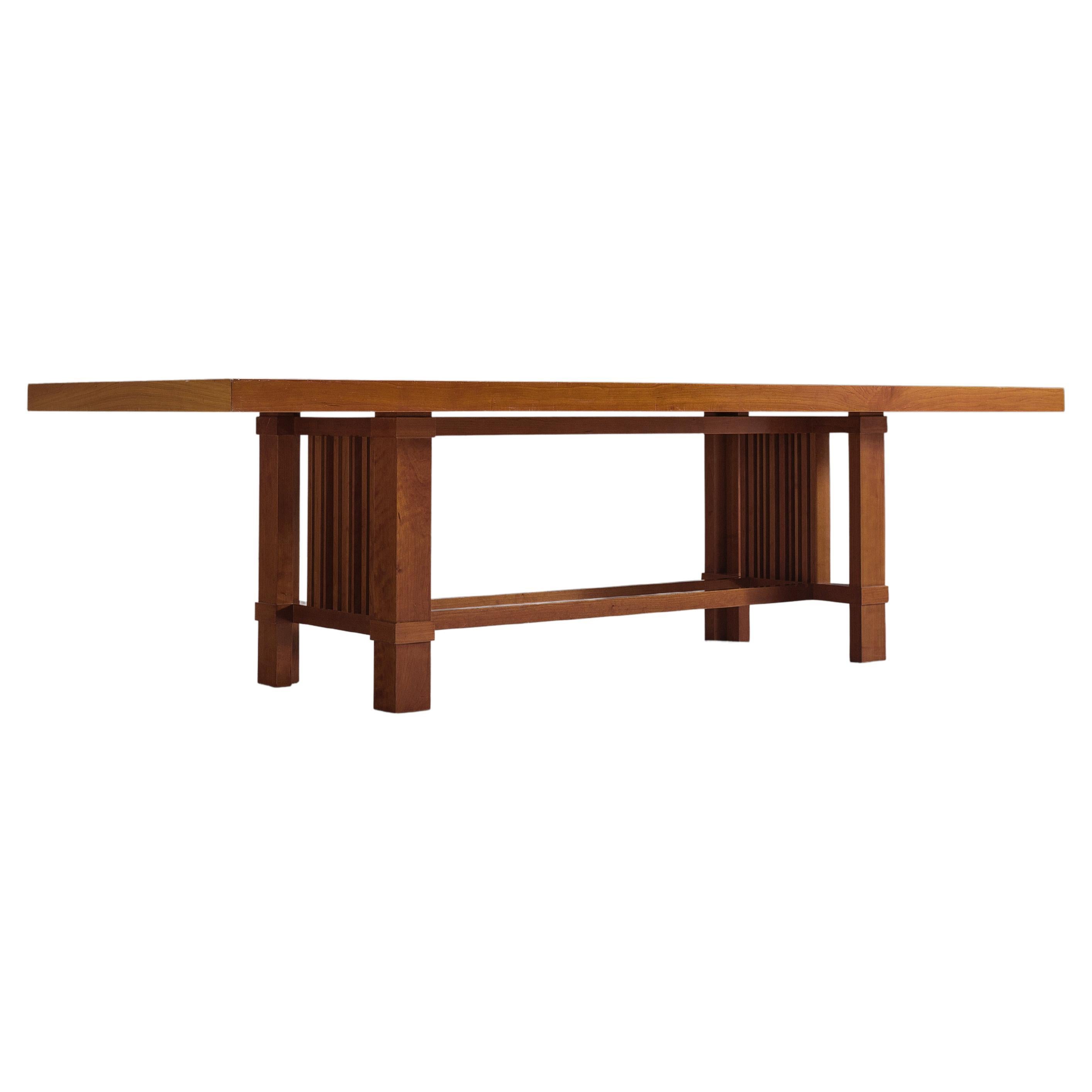 Frank Lloyd Wright for Cassina 'Taliesin' Dining Table in Cherry 