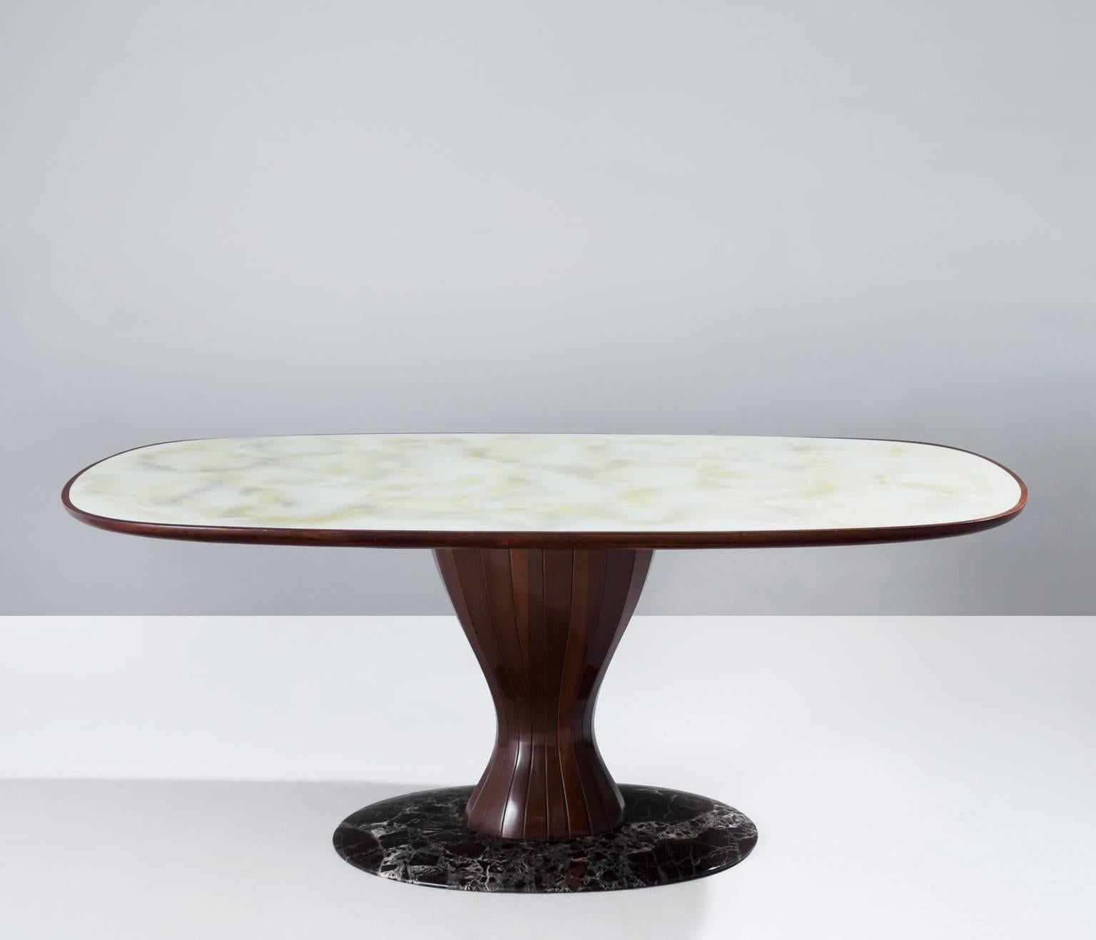 marble pedestal table