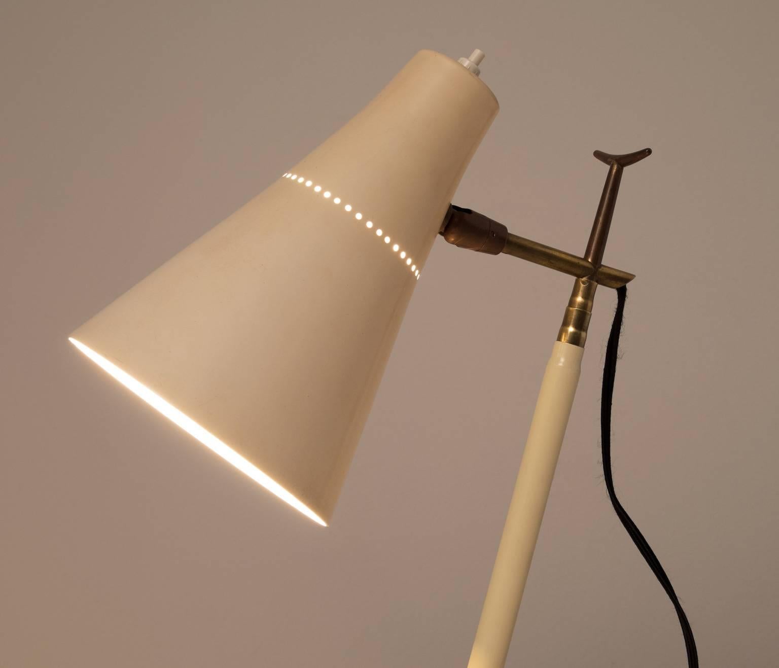 Mid-Century Modern O-Luce Adjustable Table / Floor Lamp by Giuseppe Ostuni