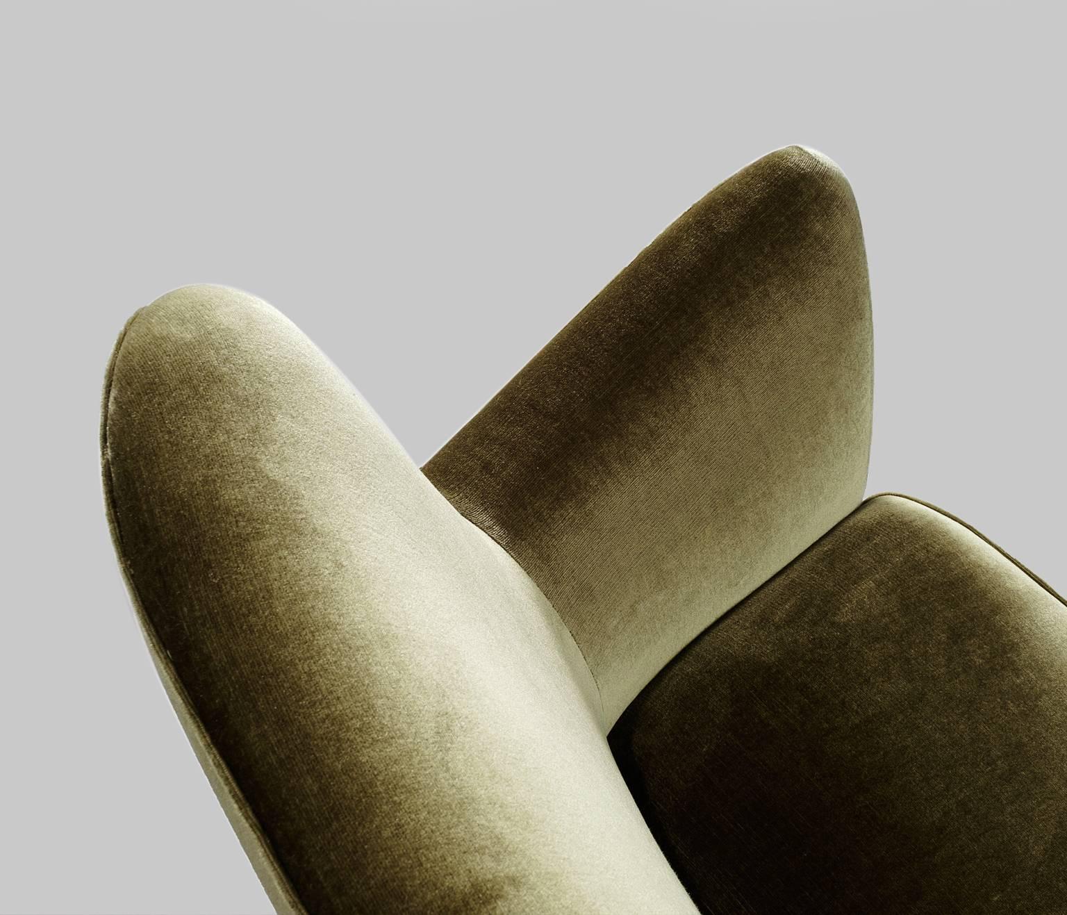 Guglielmo Veronesi Curved Sofa In Excellent Condition In Waalwijk, NL