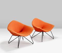 Pair of Armchairs for Saporiti, Italy, 1950s