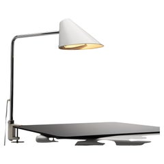 S. Björklund and L. Gustafsson Swedish "Delux" Desk Lamp in Chromed Steel