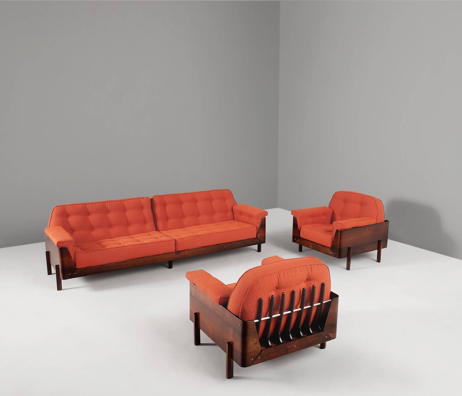 Pair of Rosewood Lounge Chairs, Jorge Zalszupin 3