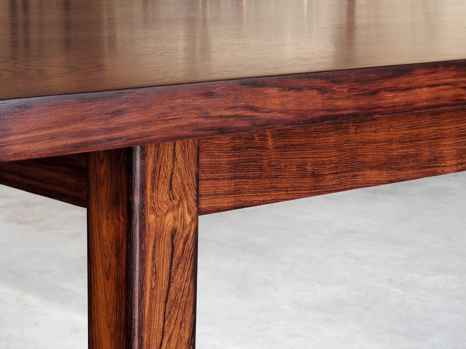Mid-20th Century Extremely Large Combined Rosewood Dining Table