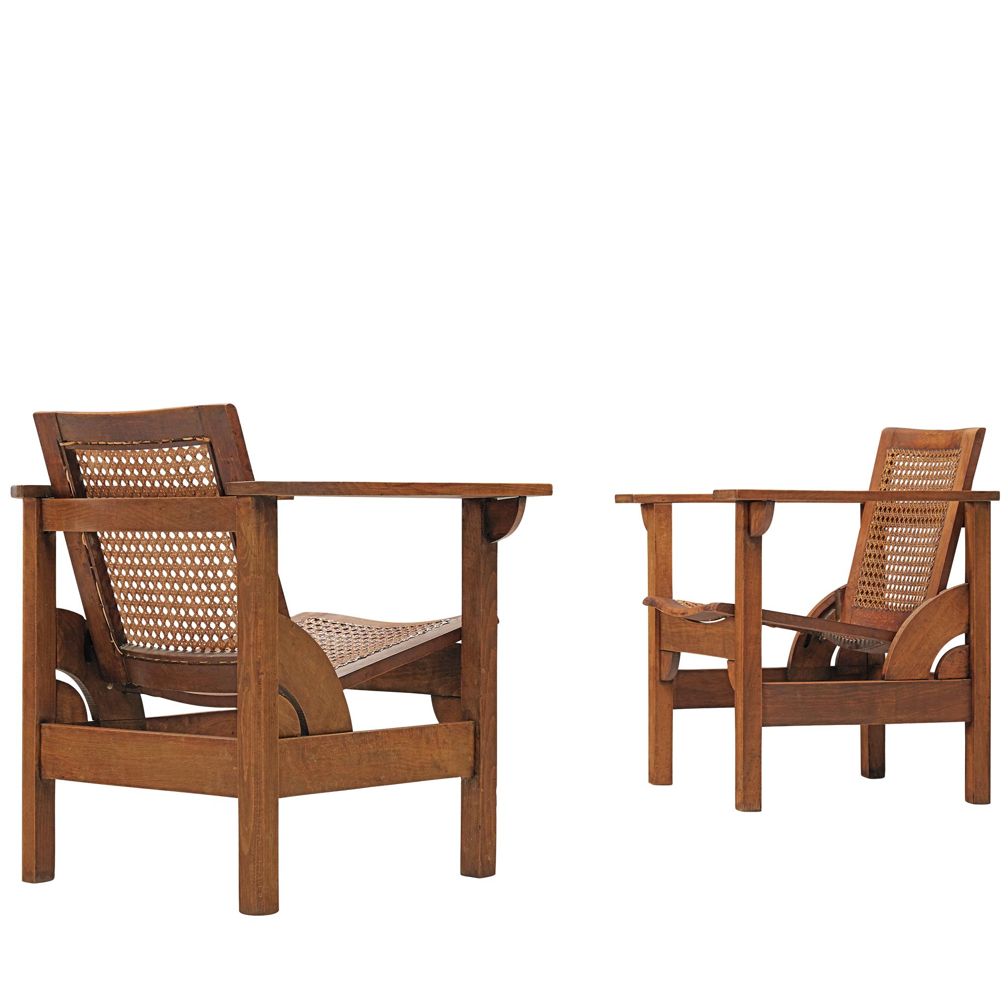 Pierre Dariel Sillón 'Hendaya' de Madera y Caña en venta