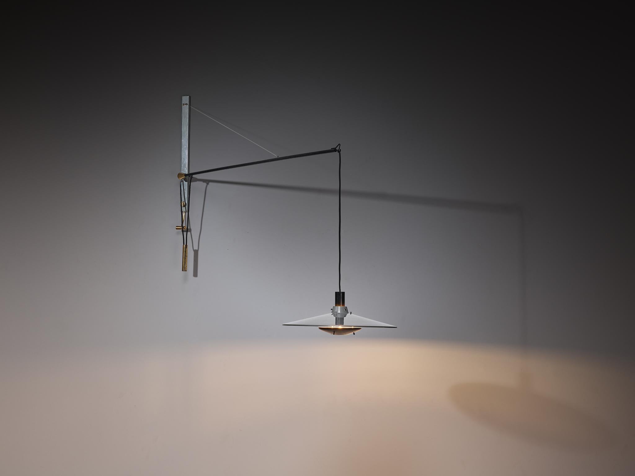 Milieu du XXe siècle Gino Sarfatti for Arteluce '181' Wall Lights en vente