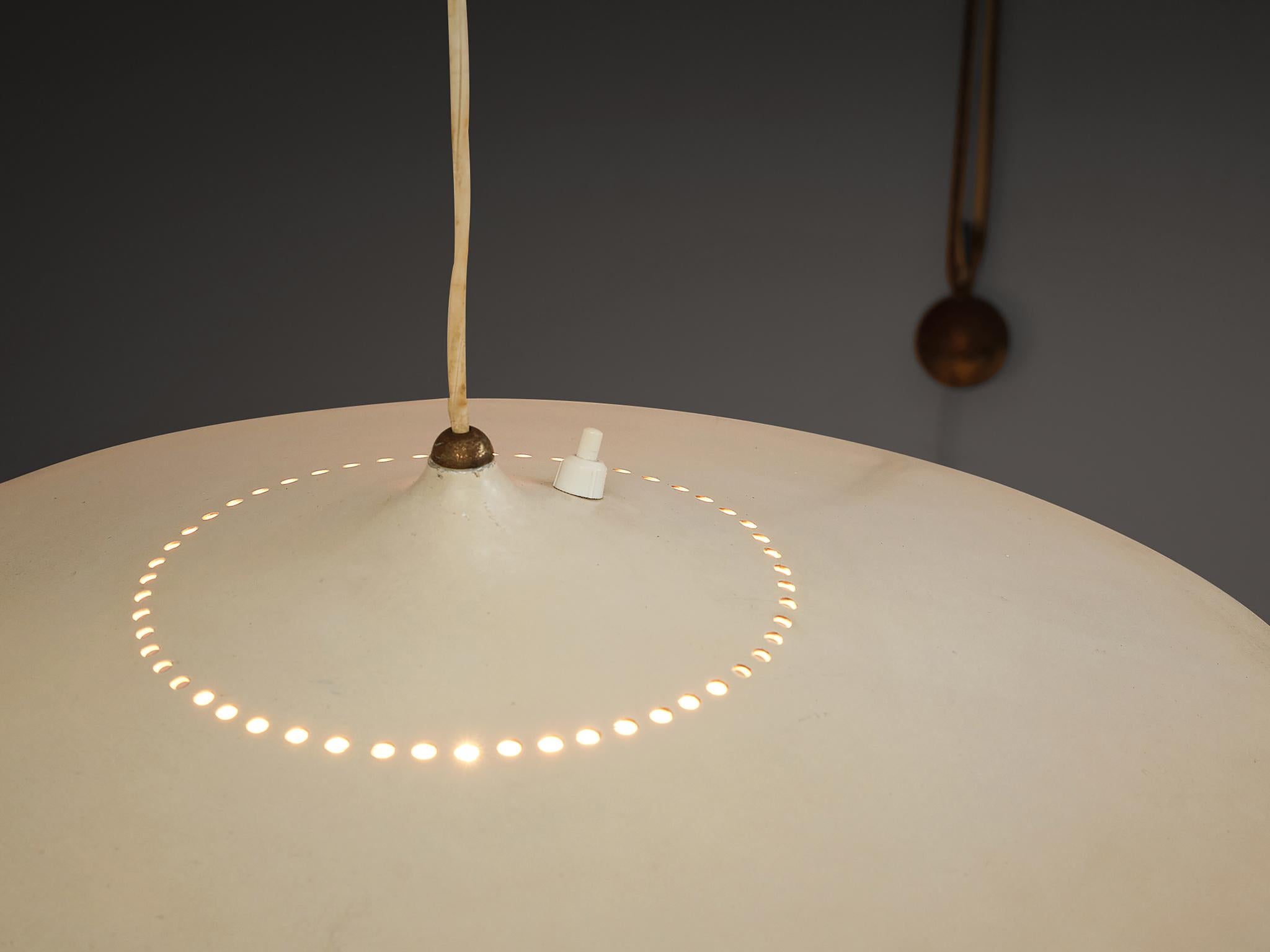 Franco Buzzi for O-Luce Wall Light in Brass and Aluminum For Sale 3